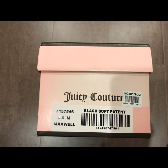Juicy Couture Maxwell Black Soft Patent Flats, size 8 Medium - Picture 6 of 6